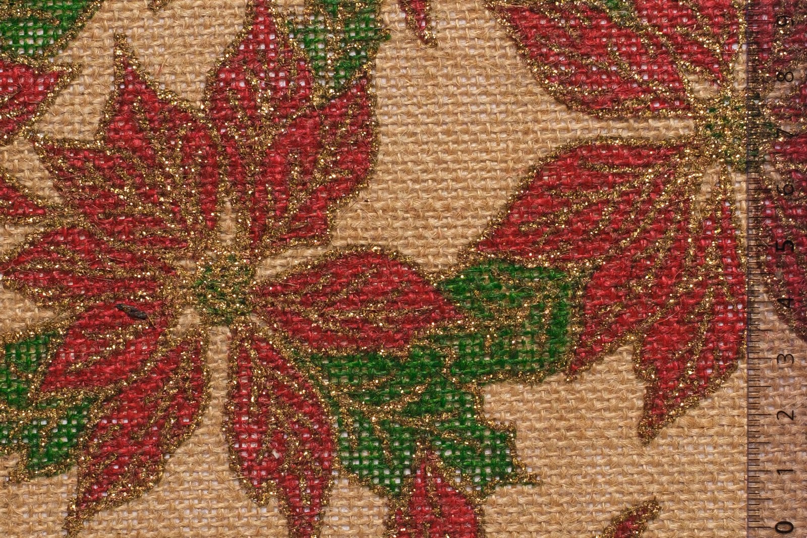 10JUTCHR00TRIxxxJUT[JUTE CHRISTMAS](TRI COLORED)F